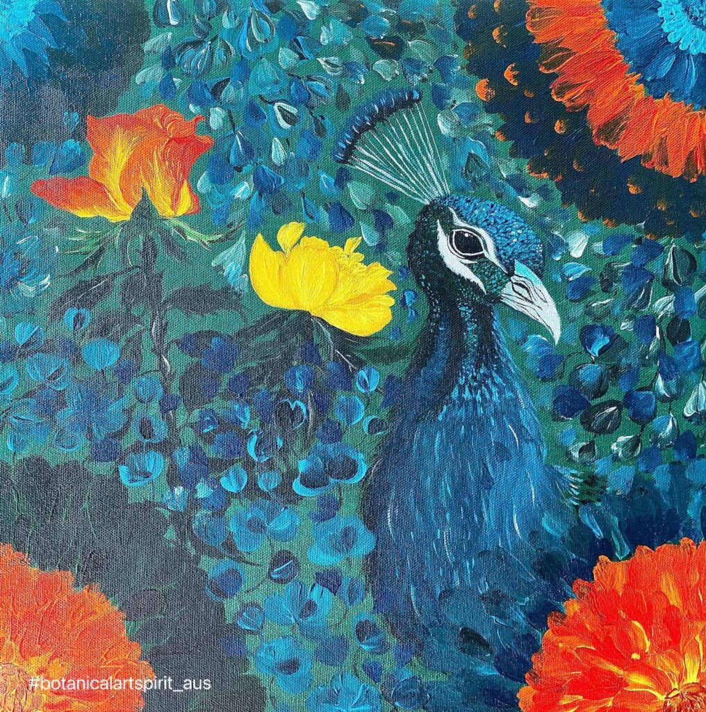 Hidden Eyes In The Secret Garden - Peacock