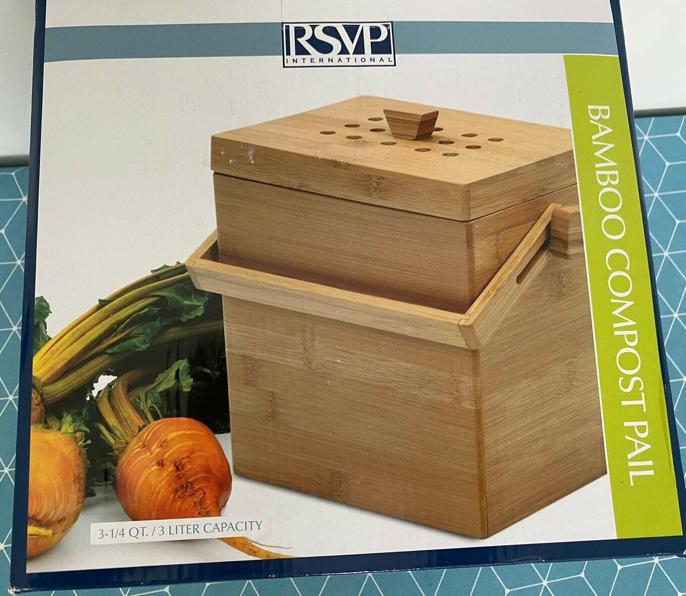 Rsvp Bamboo Compost Pail